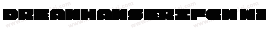 dreanhanserifcn w20字体转换